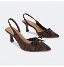 Closed toe heeled sandals...