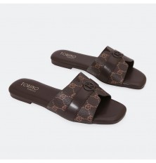 OX2866 Stylish flat slippers