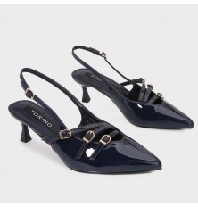 ZSQB73 pointed toe shiny...