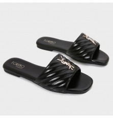 OX3216 Elegant flat Slippers