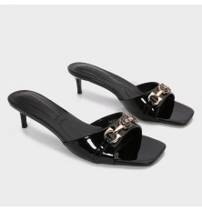 QXQ2159 Shiny Short Heel...