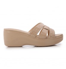 Stylish wedge leather shoes...