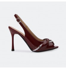 HSQ377 Shiny Heeled Sandal...