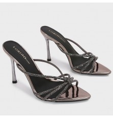 HXQ614 Chic heel slippers...