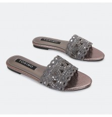 XZ3247 Shiny Flat slippers