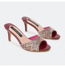 MXQ1871 Open-toed heeled...