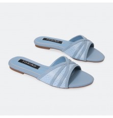 ZX2954 Flat Round Toe Slippers