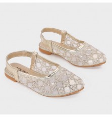 GML954Girls' sandals with a...