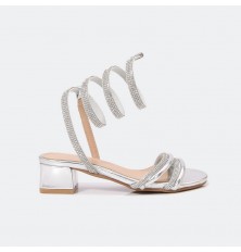 torino sandal with spiral...