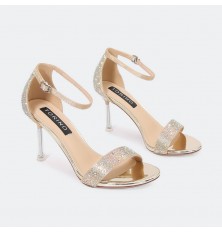 HSQ283 Shiny sandals with...