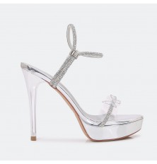 HSQH72 صندل فخم بجزء شفاف...