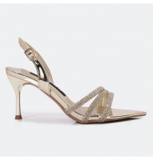 QSQ656 Crystal rope sandals