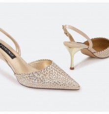 QSQB3 صندل شيك مزين بحبات...