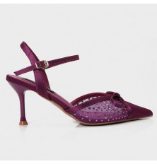 QSQB68 sandal made of tulle...