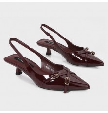 ZSQB74 Short Heel Shiny...