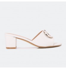 BXQ1426,Wide heel slippers...