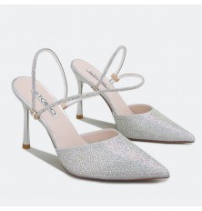 Heeled evening stiletto...