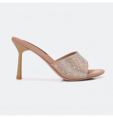 HXQ469 Thin heel slippers...