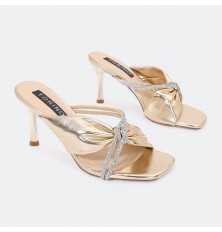 HXQ475 Mid-heeled slippers...