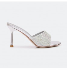 HXQ527 Thin heel slippers...