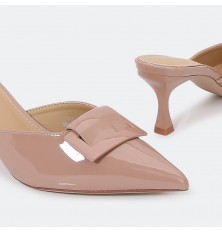 HXQB76 نعال من الجلد اللامع...