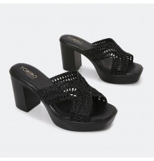 OXQC20 نعال كعب بلاتفورم مريح