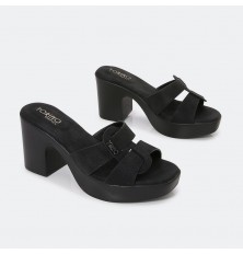 OXQC3 نعال كعب عريض مريح و...