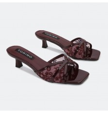 ZXQ2332 Heel slippers with...