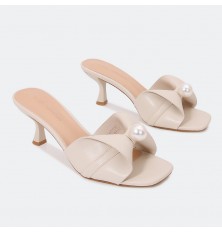 BXQ1780 نعال كعب مع مقدمة...