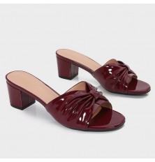 BXQ2118 Shiny Heeled...