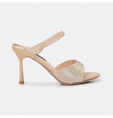 HXQ464 نعال بكعب متوسط رفيع