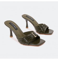 MXQ1873 Shiny heeled...