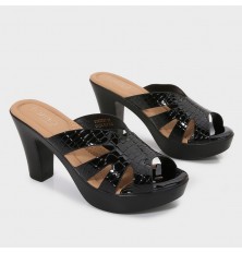 OXQ2233 Shiny Platform Heel...