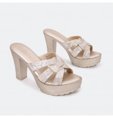 OXQC12 نعال كعب بلاتفورم...