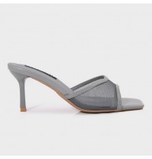 QXQ1826 Square-toed heeled...