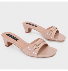 QXQ1841 shiny short heel...