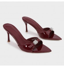 QXQ1953 Shiny heeled...