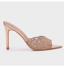 QXQH14 نعال كعب فخم بمقدمة...