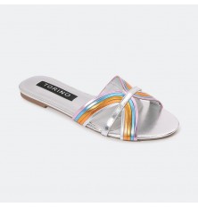 ZX2580 Flat slippers with a...