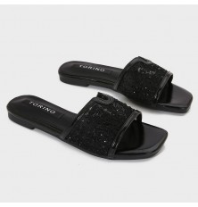 ZX3173 Flat slippers with a...