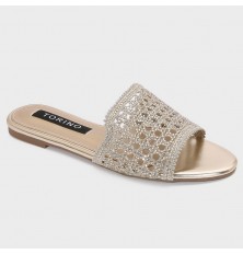 ZX3182 Flat slippers with a...