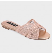 FX3018 Flat slippers with a...