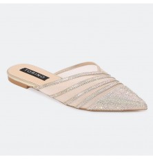 HX205 Flat slippers with a...