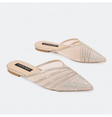 HX205 Flat slippers with a...