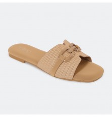 OX2872 flat slippers with a...