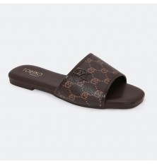 OX3028 Open-toe flat slippers