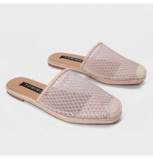 ZS10 Flat slippers with a...