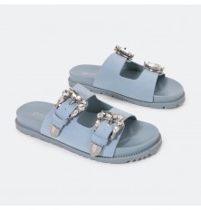 ZX2770  نعال مسطح بحزامين...