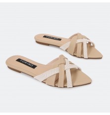 ZX2897 نعال مسطح ذو مقدمة...