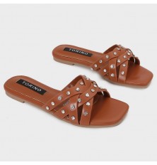 ZX2930 نعال مسطح أنيق مزين...